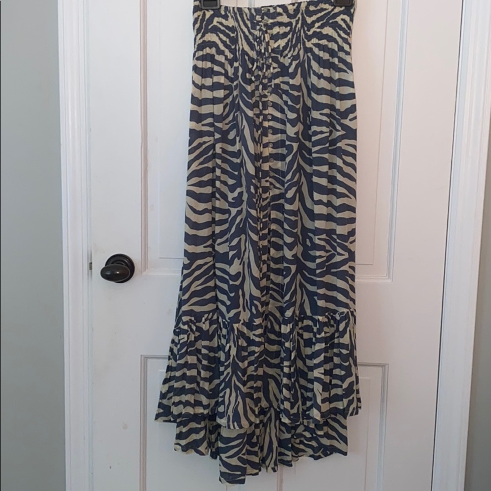 Printed Maxi Skirt